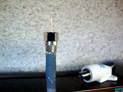 アンテナ線の分配DIY